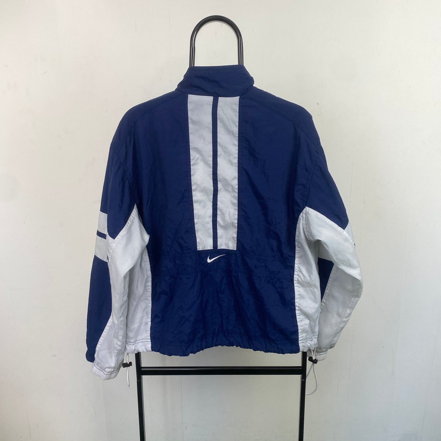 90s Nike Windbreaker Jacket Blue Medium