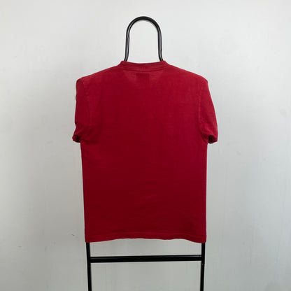 90s Nike Barcelona T-Shirt Red Womens Medium