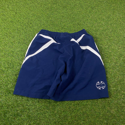 00s Adidas Schalke Football Shorts Blue XL
