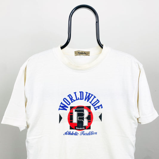 Retro Reebok Athletic T-Shirt White Large