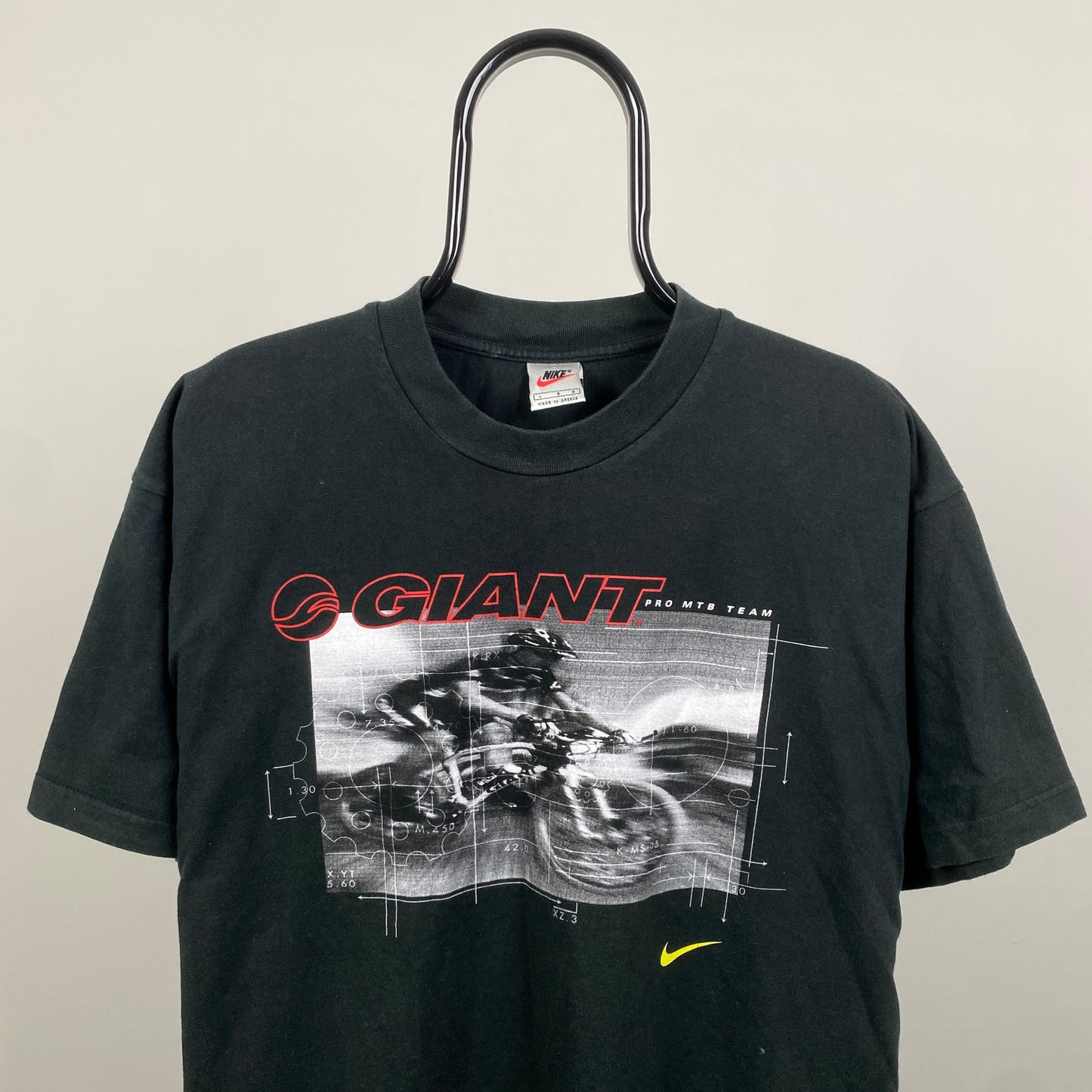 90s Nike Pro Mountain Bike T-Shirt Black Large