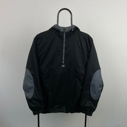 00s Nike Tn Hex Reversible Fleece Coat Jacket Black Grey Small