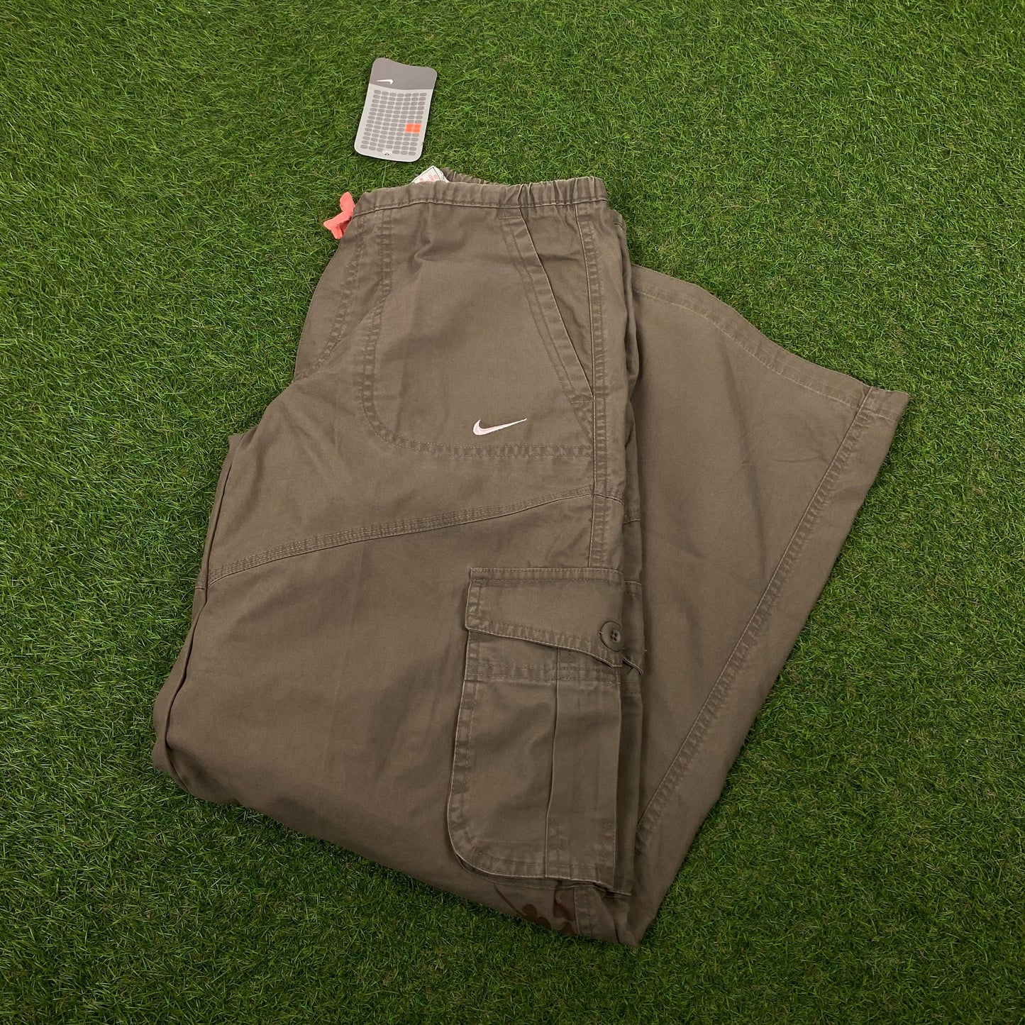 00s Nike Cargo Trousers Joggers Brown XS