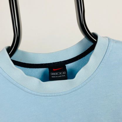 90s Nike Sweatshirt Baby Blue Medium