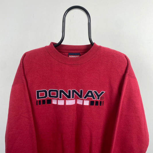 Retro Donnay Sweatshirt Red Medium