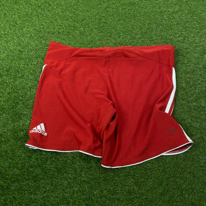 00s Adidas Bayern Munich Football Shorts Red Large