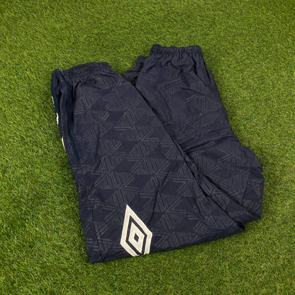 Retro Umbro Joggers Blue Large
