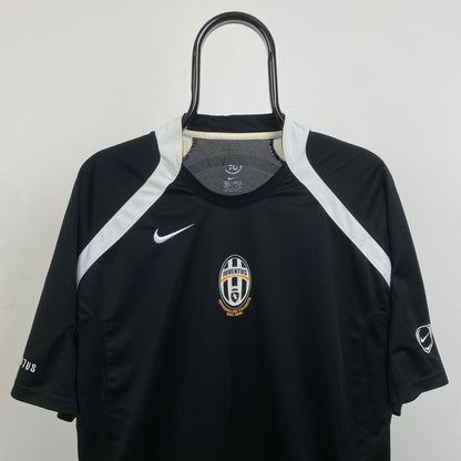 00s Nike Juventus Football Shirt T-Shirt Black XL