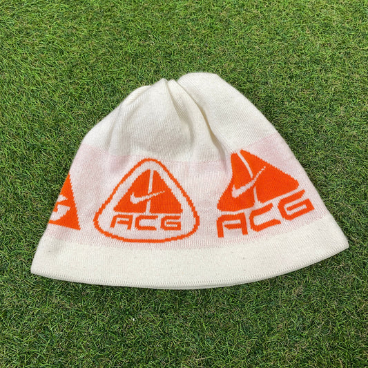 00s Nike ACG Beanie Hat White