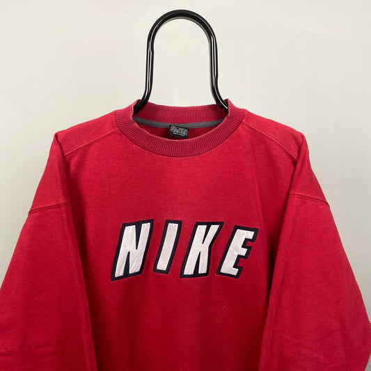 90s Nike Sweatshirt Red Large