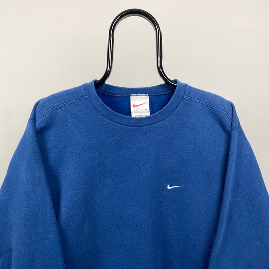 90s Nike Sweatshirt Blue Medium
