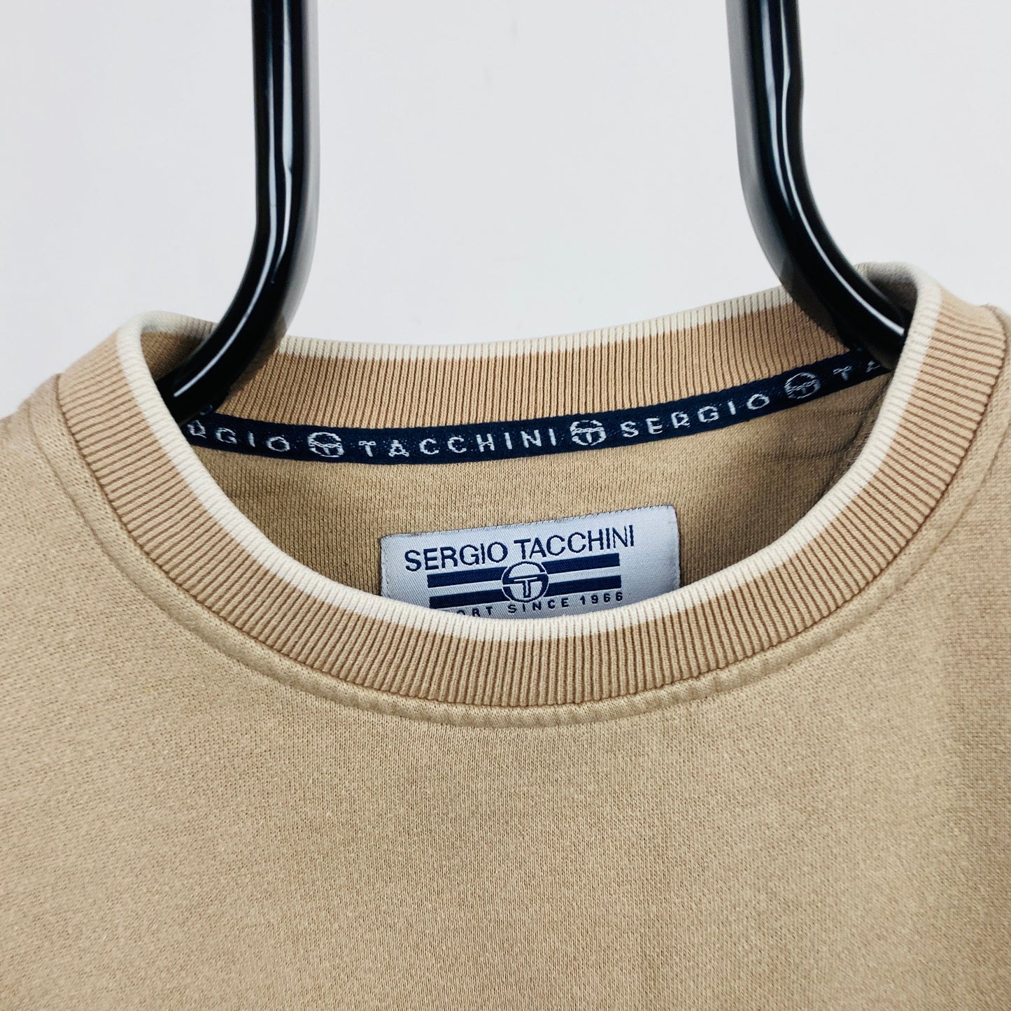 Retro Sergio Tacchini Sweatshirt Brown Small