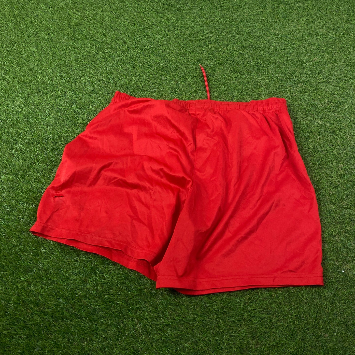 00s Nike Football Shorts Red Large