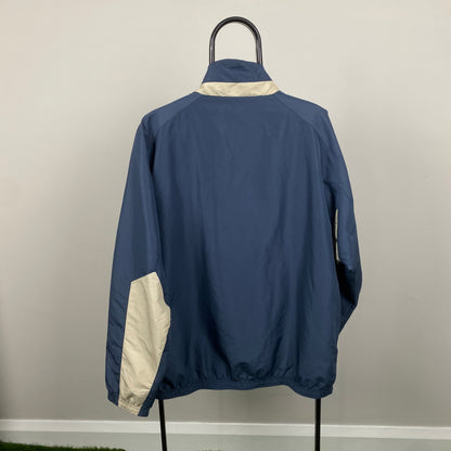 00s Nike Inter Milan Windbreaker Jacket Blue Large