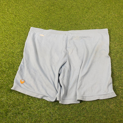 00s Nike Piping Football Shorts Blue Large