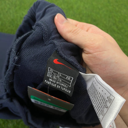 00s Nike Cotton Joggers Blue Small