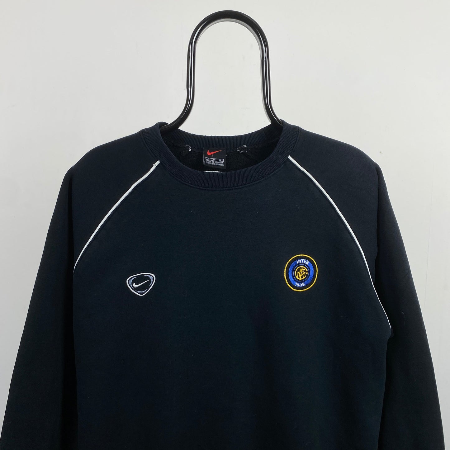 90s Nike Inter Milan Sweatshirt Black Large