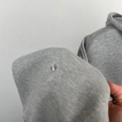 00s Nike Zip Heavyweight Hoodie Grey XL