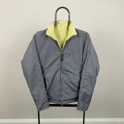 00s Nike ACG Reversible Fleece Coat Jacket Grey Medium