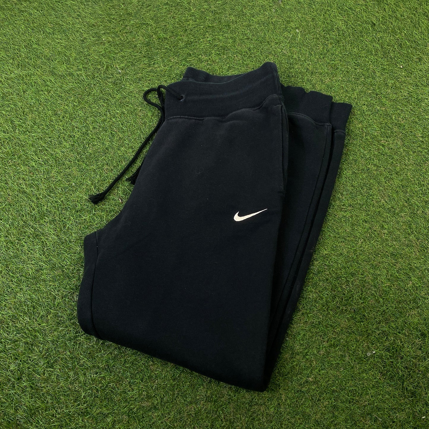 00s Nike Cotton Joggers Black Small