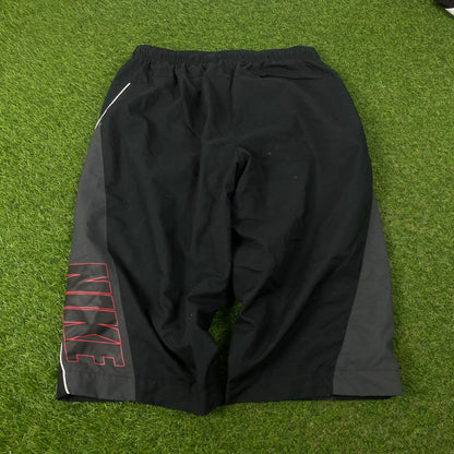 00s Nike Piping Shorts Black Medium