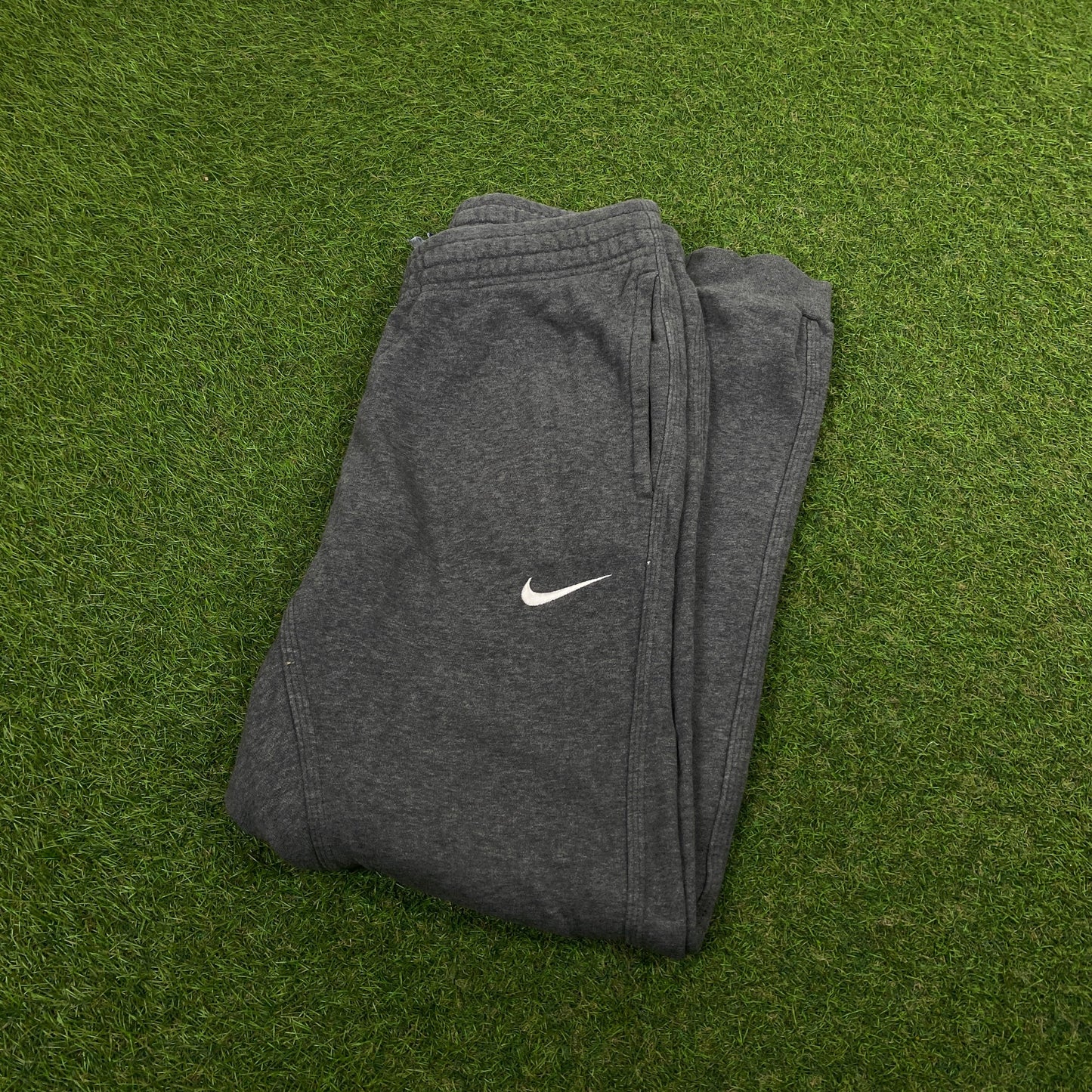 00s Nike Cotton Joggers Grey Small