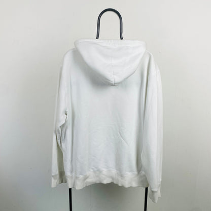 00s Nike Heavyweight Hoodie White Large