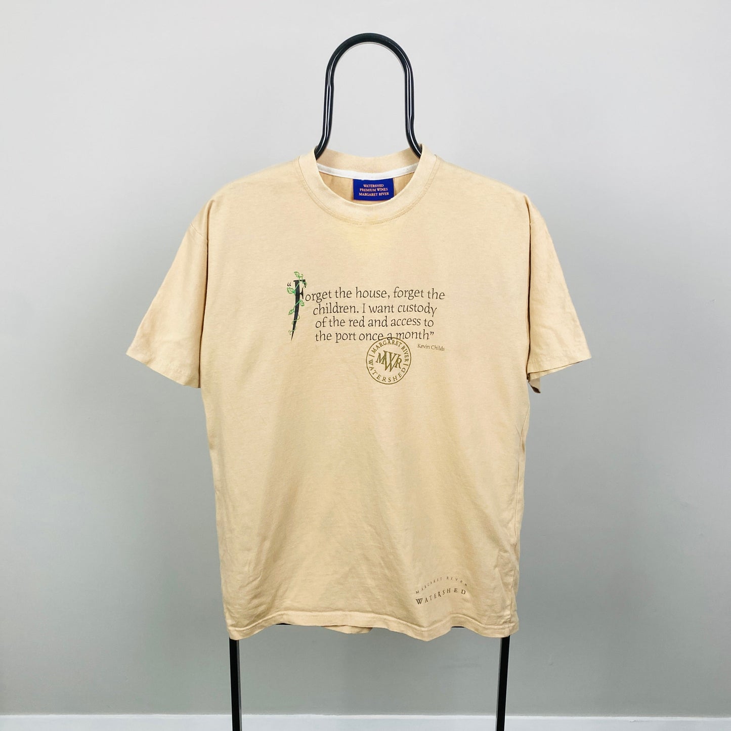 90s Vineyard T-Shirt Brown Medium
