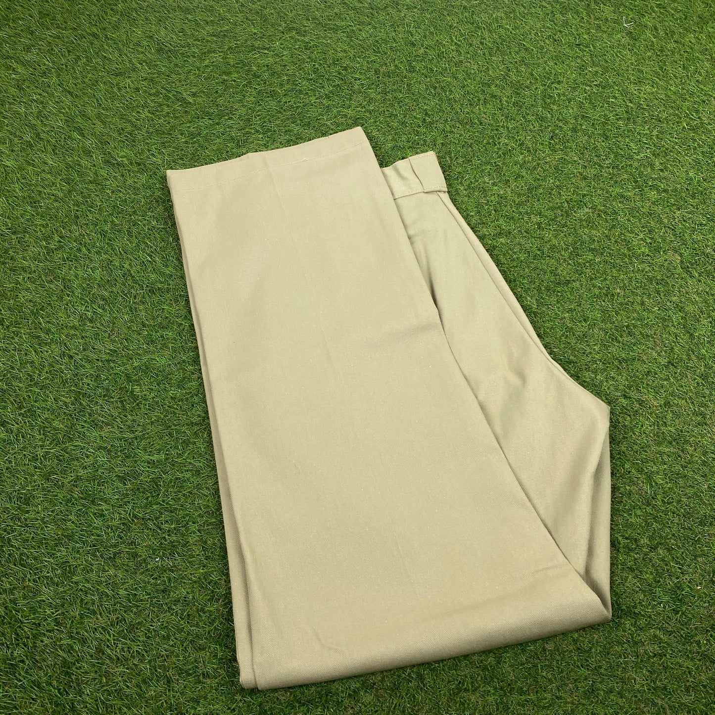 Retro Dickies Cargo Trousers Joggers Brown Large