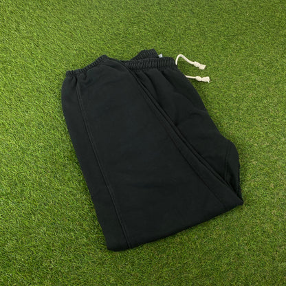 00s Nike Wide Leg Cotton Joggers Black Medium