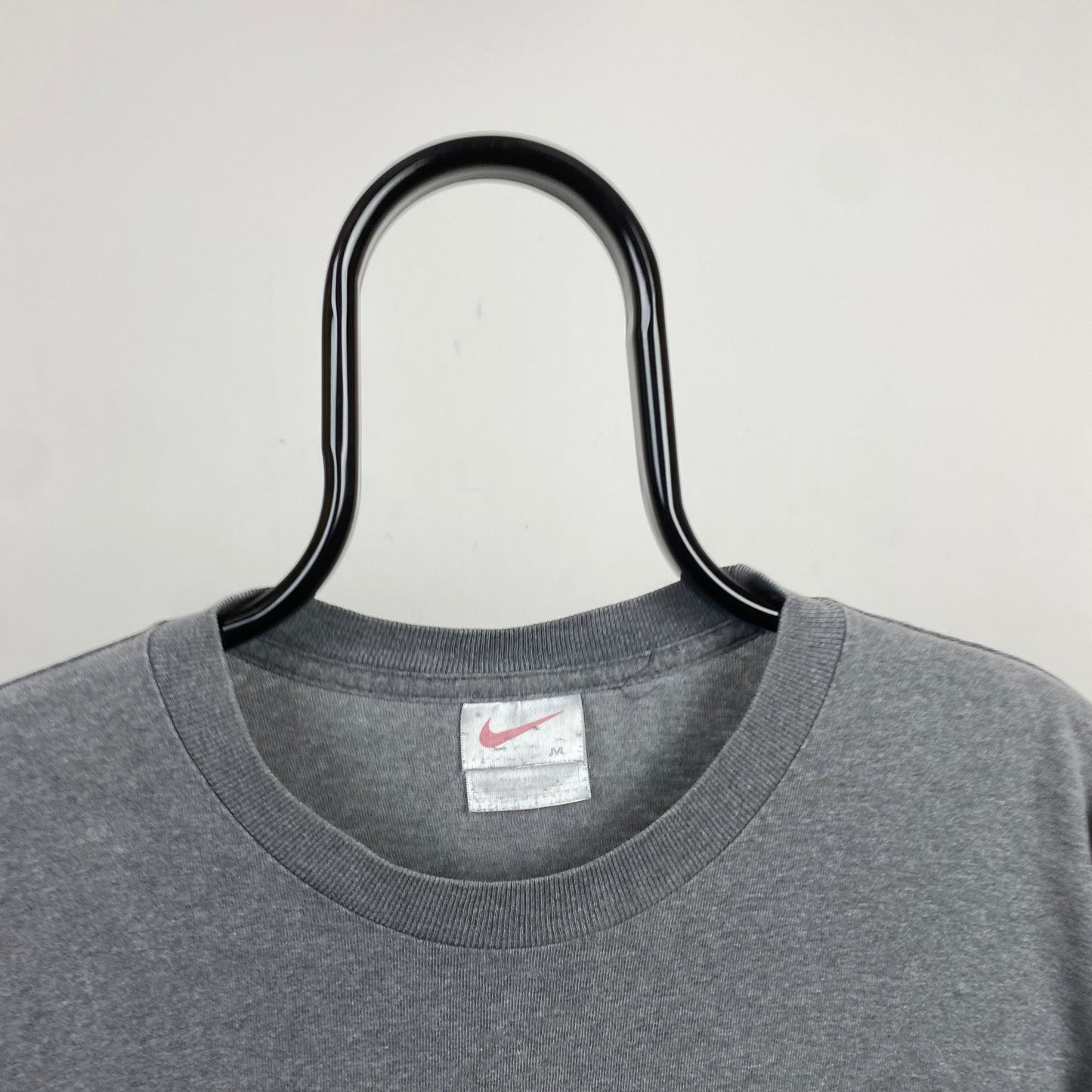 90s Nike Long Sleeve T-Shirt Grey Medium