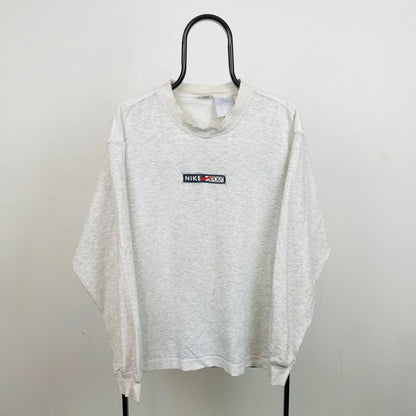 90s Nike Sweatshirt Grey Large