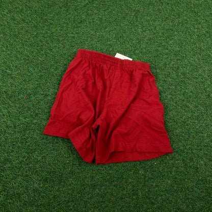 00s Nike Cotton Shorts Red XXS