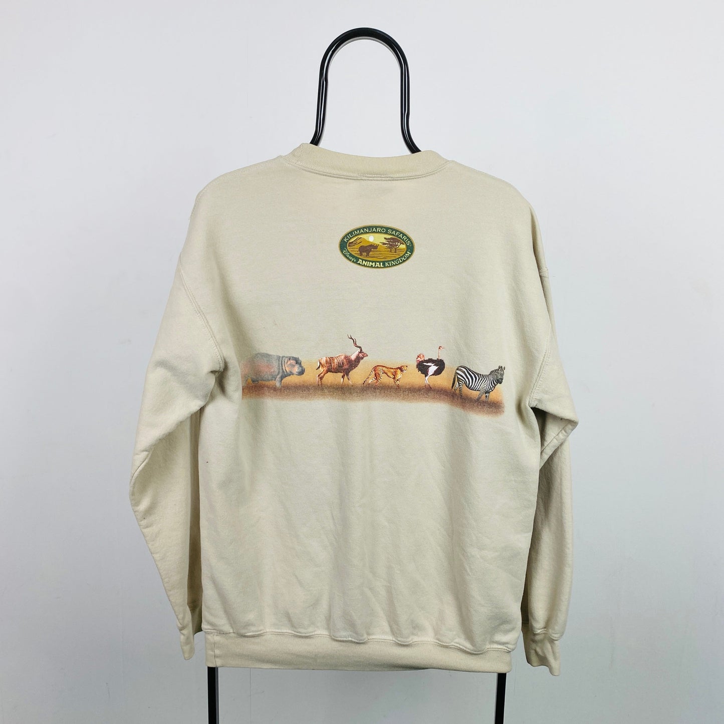 Retro Disney Safari Sweatshirt Brown Large
