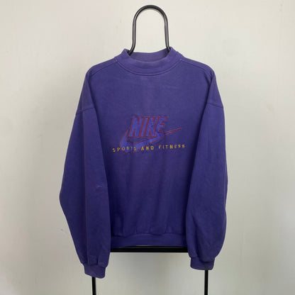90s Nike Sweatshirt Purple Medium