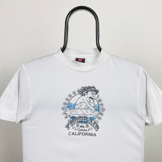 Retro Quiksilver T-Shirt White XS