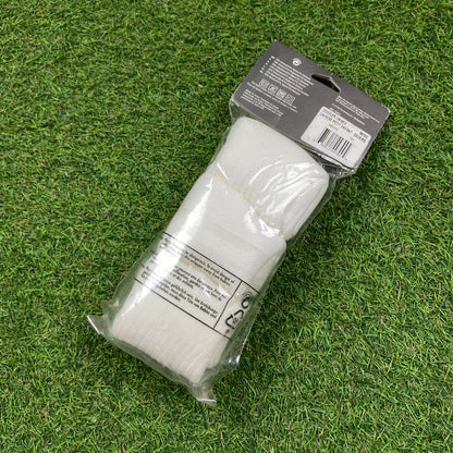 Vintage Nike Socks 3 Pack White Striped UK12-3