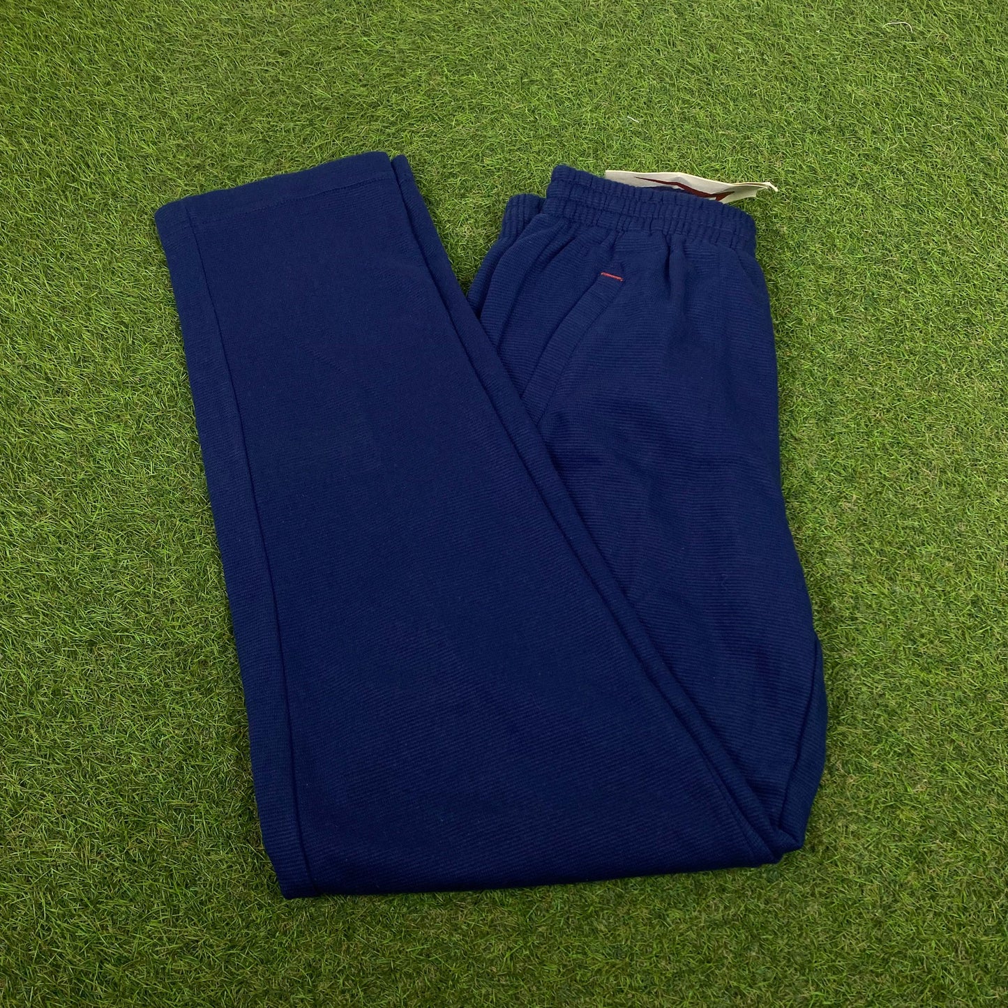 90s Nike Cotton Joggers Blue Small