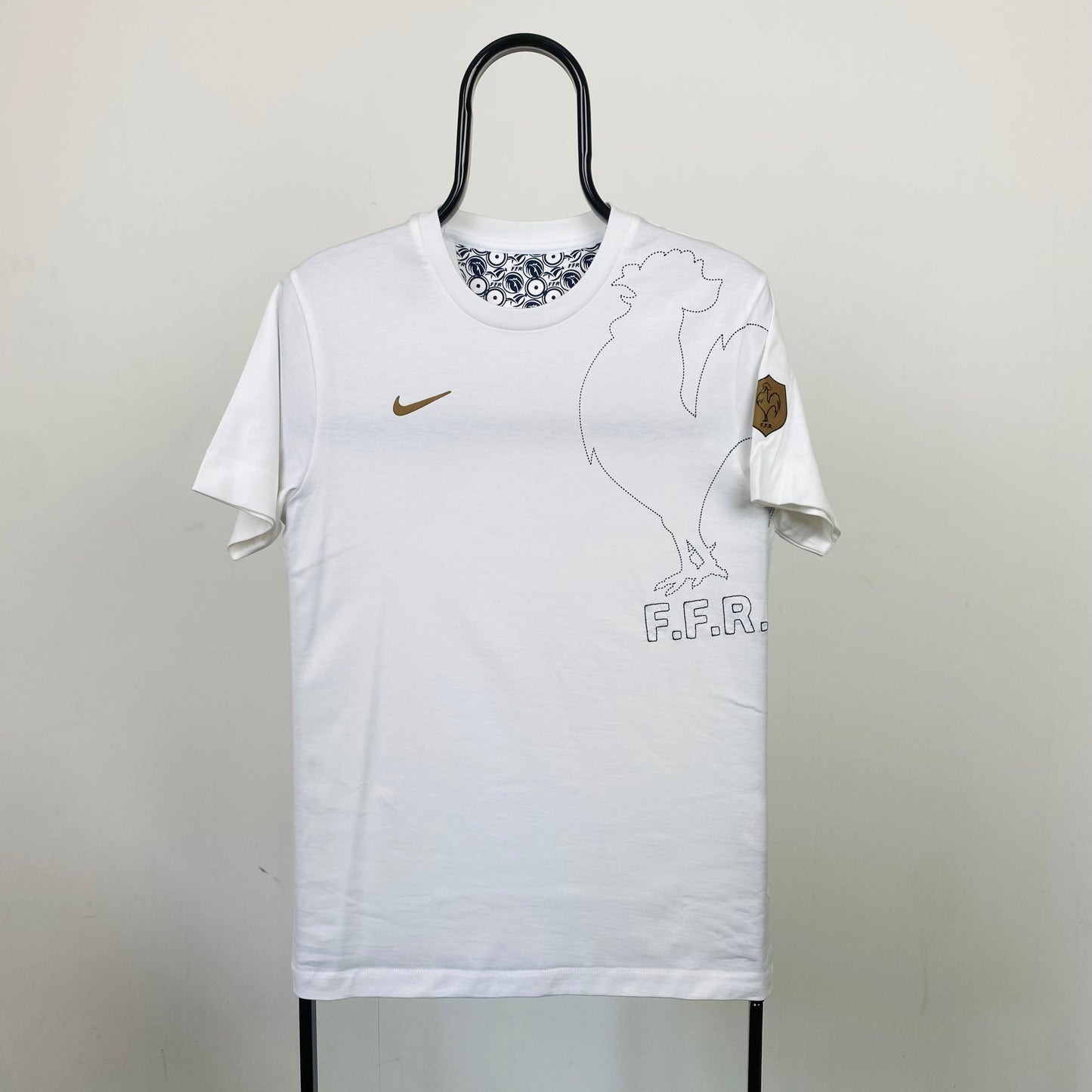 00s Nike France Rugby T-Shirt White Small