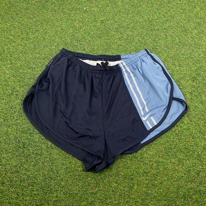 90s Nike Nylon Sprinter Shorts Blue Large