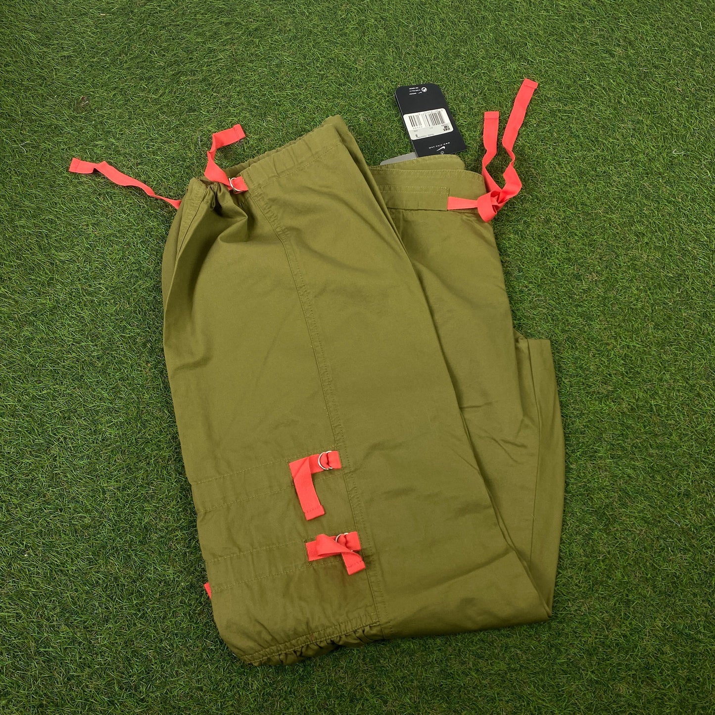00s Nike Parachute Cargo Joggers Green XS