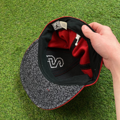 Vintage Nike Air Jordan Baseball Hat Red