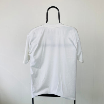 Vintage Nike Swoosh T-Shirt White Small