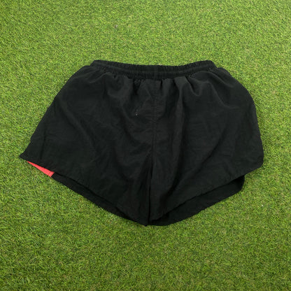 Retro Puma Nylon Sprinter Shorts Black Small