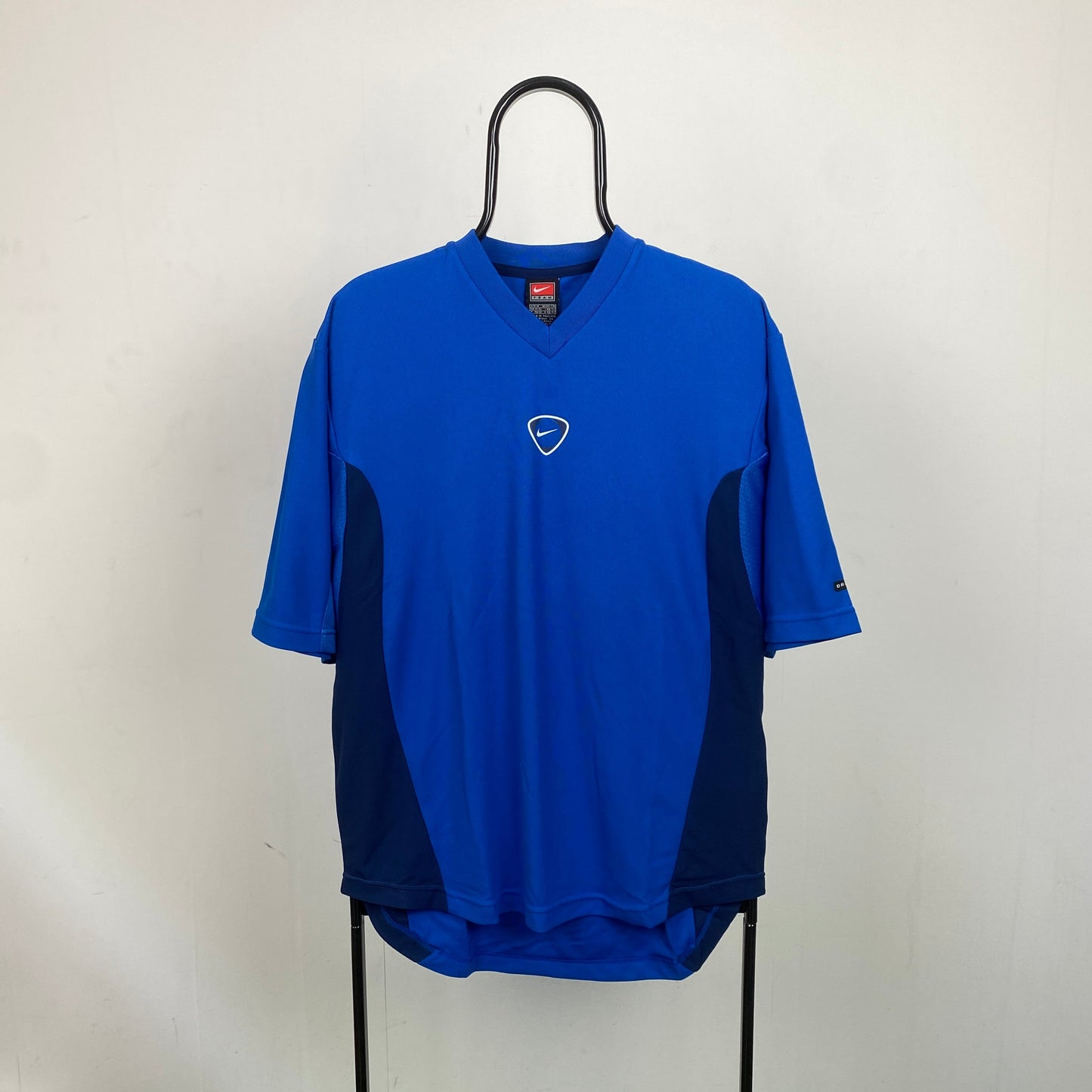 00s Nike T-Shirt Blue Medium