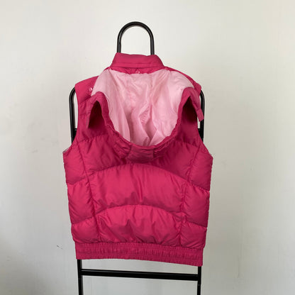 00s Nike Puffer Gilet Jacket Pink XS