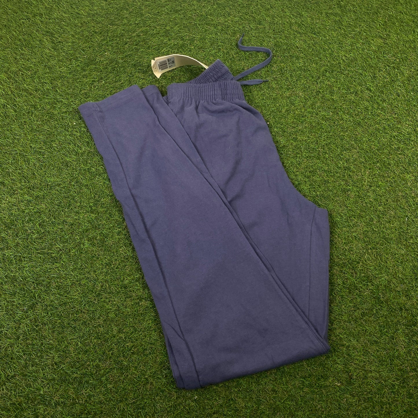 00s Nike Wide Leg Cotton Joggers Blue XS
