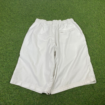00s Nike Tennis Shorts White Small