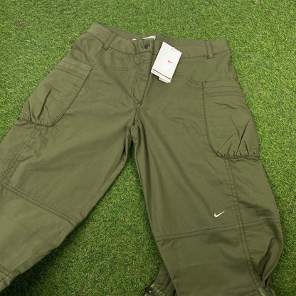 00s Nike Parachute Cargo Joggers Green Medium