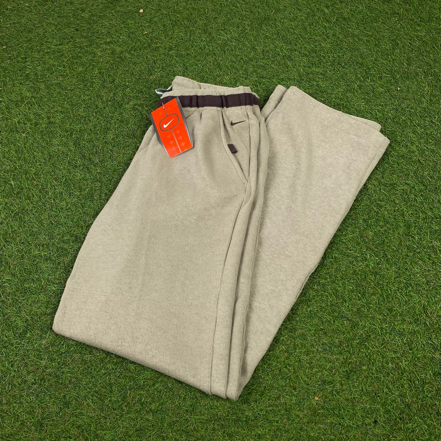 Vintage Nike Cotton Joggers Brown XS